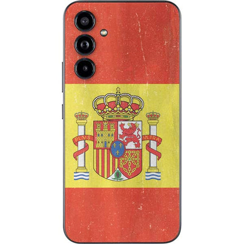 Spain Flag Distressed Galaxy A54 5G Skin